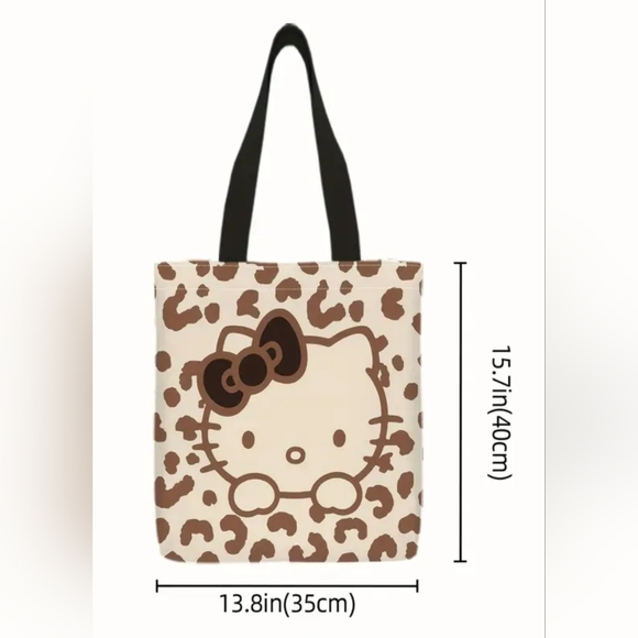 Hello Kitty Brown and Cream Tote Bag - Picture 2 of 4
